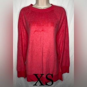 Red Victoria Secret PINK Oversized Crew
